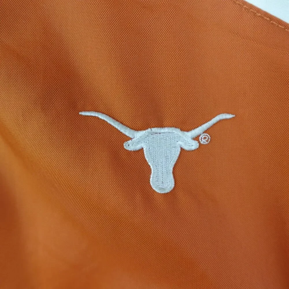 Vintage Texas Longhorns Jacket Men's M Orange White Red Oak Sportswear Hooded